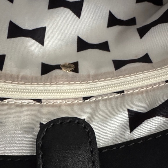 Kate Spade Catherine Street Wensley Blush and Black Satchel Tote handbag - Picture 11 of 15